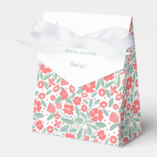 Sweet Pink Blume Muster Brautparty Bevorzugung Box Geschenkschachtel