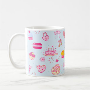 Sweet Pink Candy Lover Kaffeetasse
