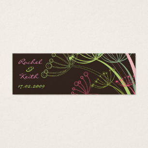 Sweet Pink Dandelion Blume Gastgeschenk Hochzeit T