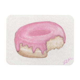 Sweet Pink Donut Magnet