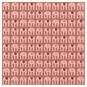 Sweet-Pink-Elefanten-Muster Stoff