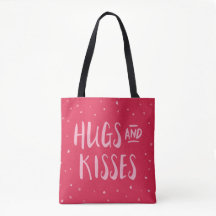 Sweet Pink Hearts Hug und Kisses