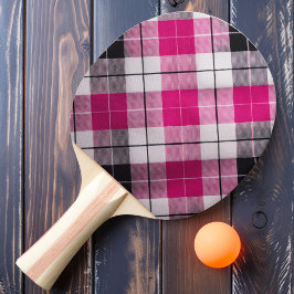 Sweet Pink Kariert Tischtennis Schläger