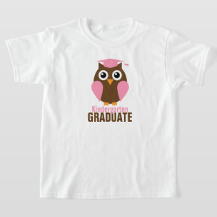 Sweet Pink Owl Kindergarten T-Shirt