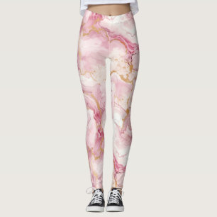 Sweet pink Taffy Candy Leggings