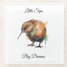 Sweet Pipi Kiwi, custom Glasuntersetzer