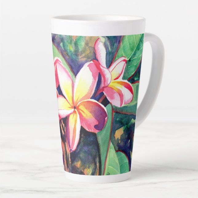 Sweet Plumeria Milchtasse (Rechte Ecke)
