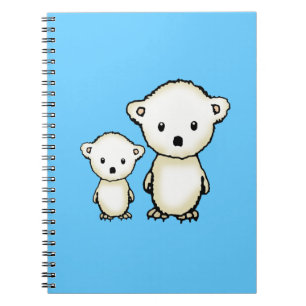 Sweet Polar Bears Notebook Notizblock