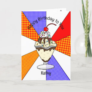 Sweet Pop Art Birthday Card Eros Bendato Karte