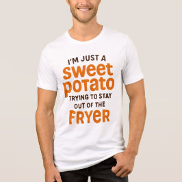 Sweet Potato Funny Quote Design Tri-Blend Shirt