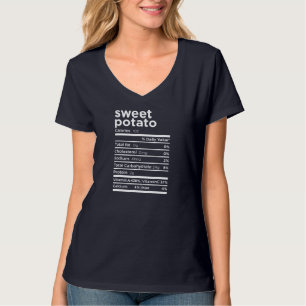 Sweet Potato Nutrition Facts Funny Erntedank Co. T-Shirt