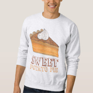 Sweet Potato Pie Slice Ugly Weihnachten Weihnachts Sweatshirt
