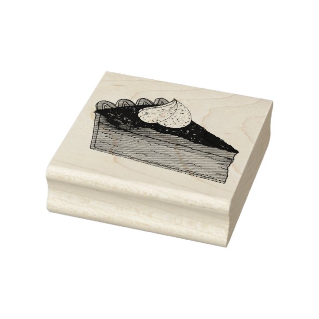 Sweet Potato Pie Slice Weihnachtsfest Nahrung Gummistempel (Stempel)