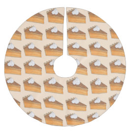 Sweet Potato Pie Soul Essen Südliche Weihnachten Polyester Weihnachtsbaumdecke