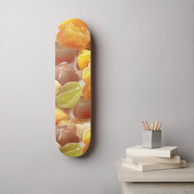 Sweet Potato und Taro Ball Dessert Skateboard (Wandkunst)