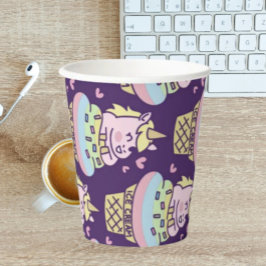 Sweet Pride Unicorn Paper Cups Pappbecher