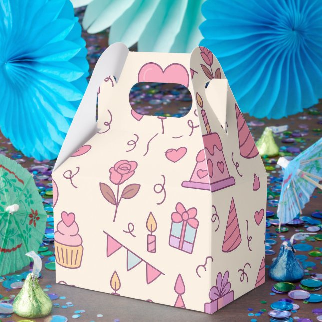 Sweet Princess Party Celebration Pattern Geschenkschachtel (Party)