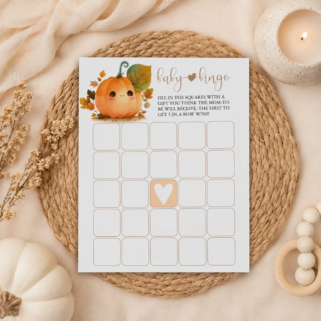 Sweet Pumpkin Fall Baby Bingo Notizblock (Von Creator hochgeladen)