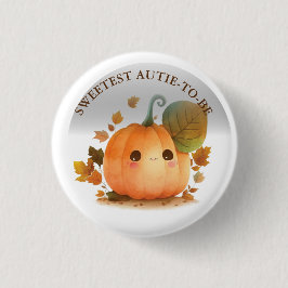 Sweet Pumpkin Fall Baby Dusche Button