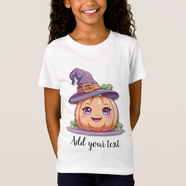 Sweet Pumpkin Magic – Halloween T-Shirt for Girls (Vorderseite)