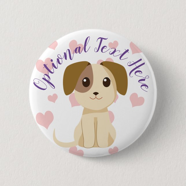 Sweet Puppy Button (Vorderseite)