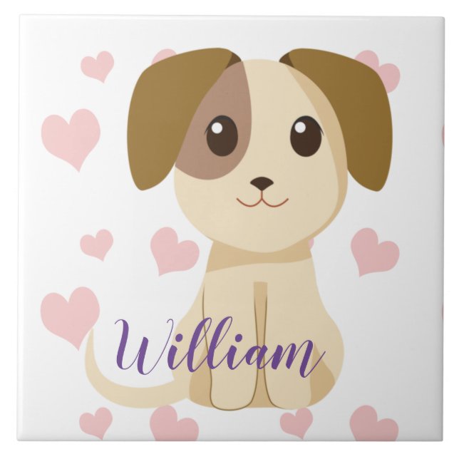 Sweet Puppy Fliese (Vorderseite)