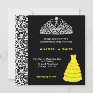 Sweet Quinceanera Einladung