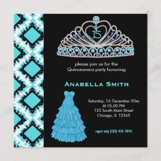 Sweet Quinceanera Einladung