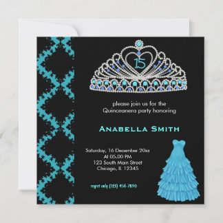Sweet Quinceanera Einladung