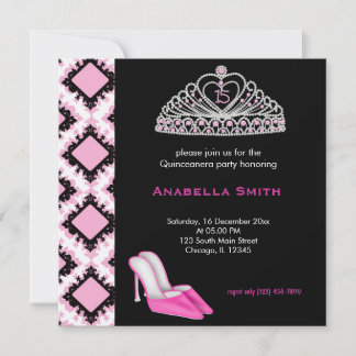 Sweet Quinceanera Einladung