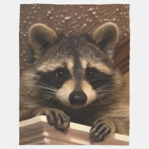 SWEET RACCOON FLEECEDECKE