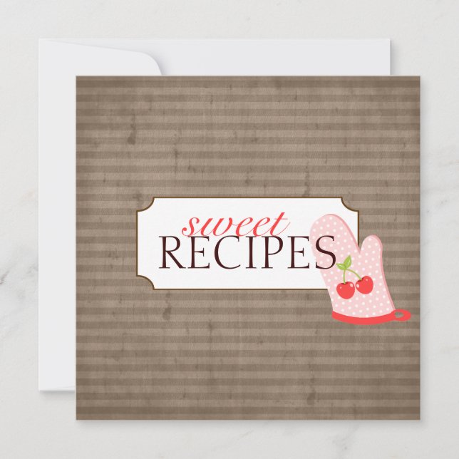 Sweet Recipe Trading Card Collection (Vorderseite)