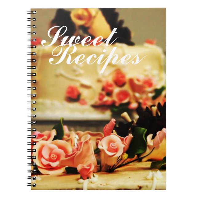 Sweet Recipes-Notebook Notizblock (Vorderseite)
