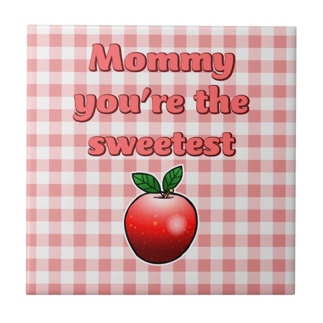 Sweet Red Apple Fliese (Vorderseite)