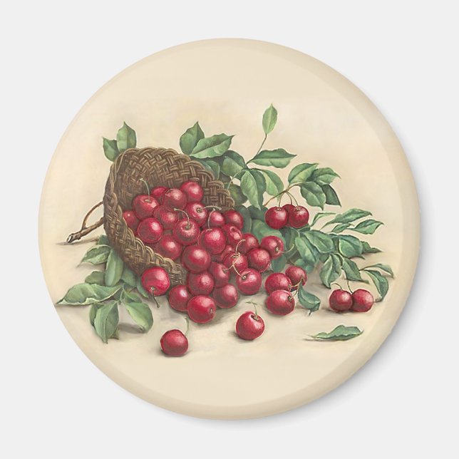 Sweet Red Cherries Magnet (Vorne)