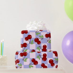 Sweet Red Cherry Muster Geschenkpapier
