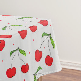 Sweet Red Cherry Muster Tischdecke