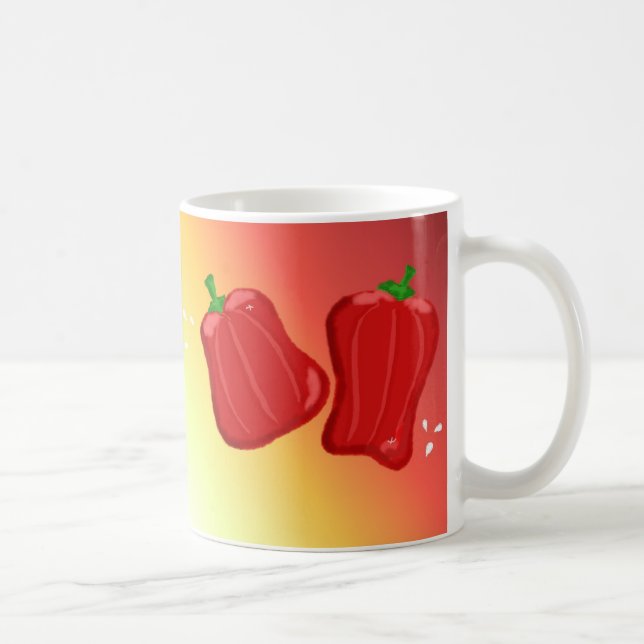 Sweet Red Paprikaschoten Kaffeetasse (Rechts)