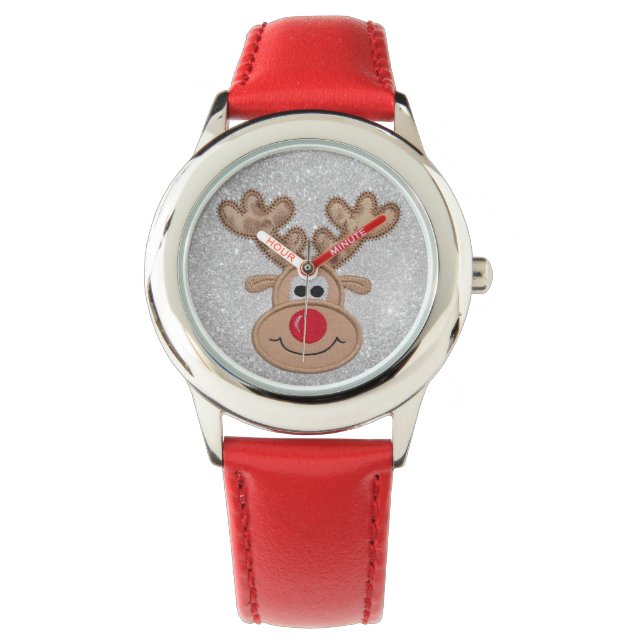 Sweet Reindeer Armbanduhr (Vorderseite)