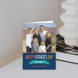 Sweet Ribbon Vathers Day Foto Card Karte
