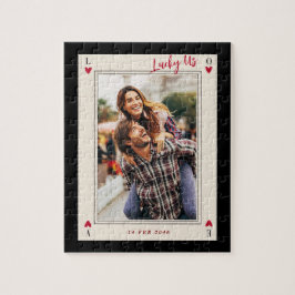 Sweet Romantic Niedlich Retro Valentine's Geschenk Puzzle