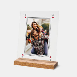 Sweet Romantic Poker Card Valentine Geschenke Acrylschild