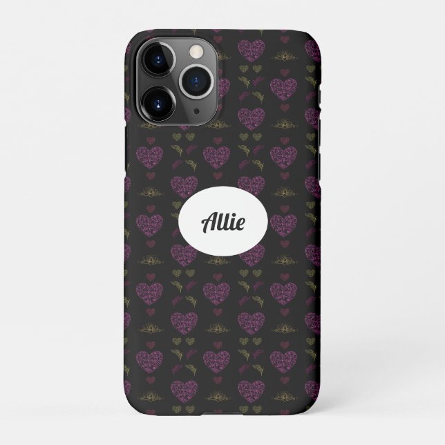 Sweet romantic valentine heart iPhone hülle (Rückseite)