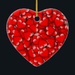 Sweet Romantic Valentine Liebe Herz Rot Keramik Ornament<br><div class="desc">Sweet Romantic Valentine Liebe Hearts Red,  Sie sind willkommen,  Text hinzufügen und hochladen Sie Ihr Bild :)</div>