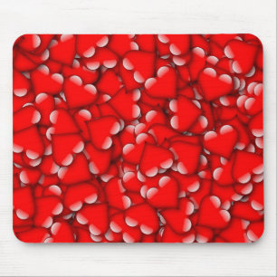 Sweet Romantic Valentine Liebe Herz Rot Mousepad