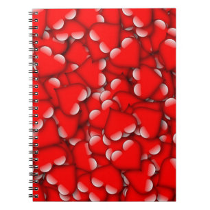 Sweet Romantic Valentine Liebe Herz Rot Notizblock