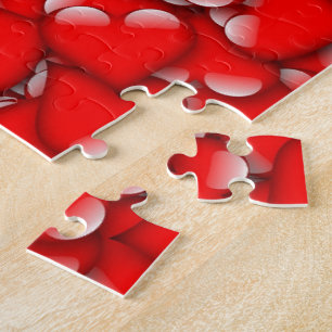 Sweet Romantic Valentine Liebe Herz Rot Puzzle
