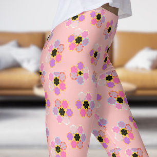 Sweet Rose Pink Honey Farbmuster Leggings