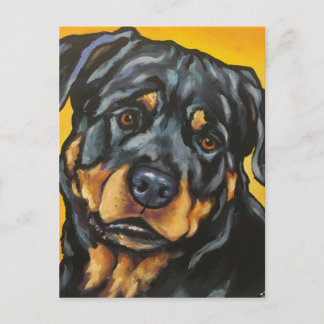 Sweet Rottweiler Postkarte