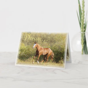 Sweet Running Filly Dream Inspiration Karte